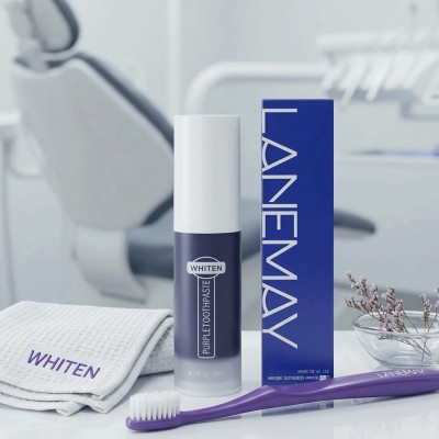LANEMAY PURPLE WHITENING TOOTHPASTE